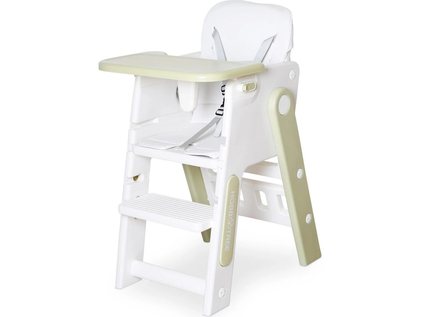 Стільчик для годування класичний Mealux Feedo White/Green (KD-F033 White/Green)